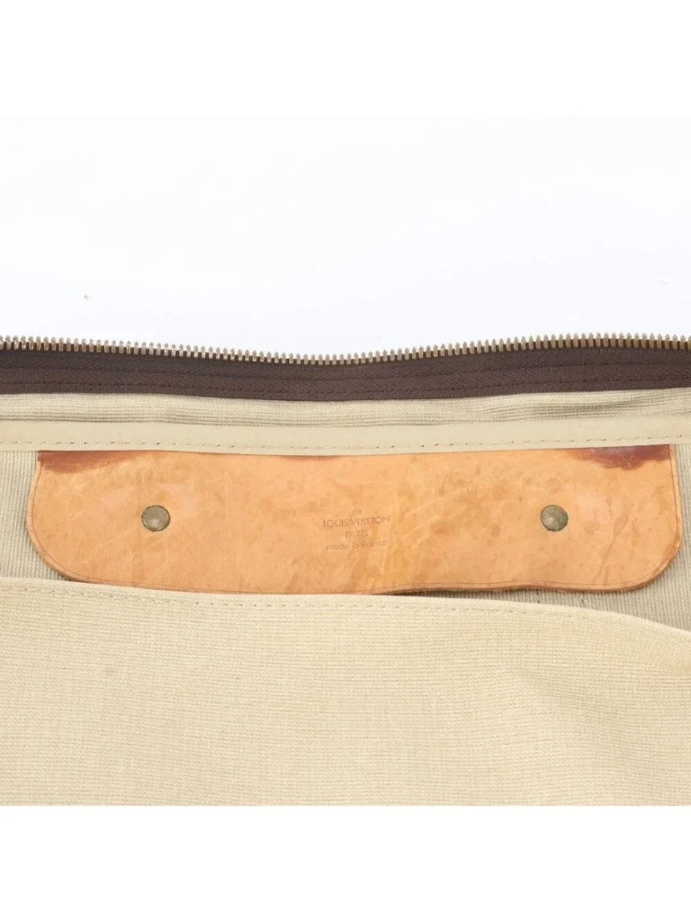 Louis Vuitton Monogram Sirius 45 Leather Boston Bag Tote Travel